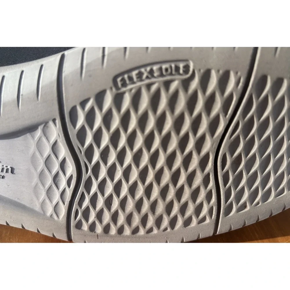 Florsheim Comfortech Leather Grey Oxford Lace Shoes Mens Size 7.5M EOC